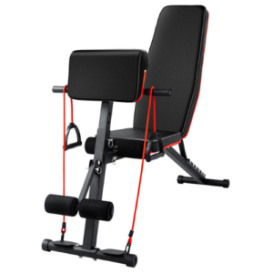 ספת כושר עם רצועת התנגדות ומתקן קרוס EUROLEAP