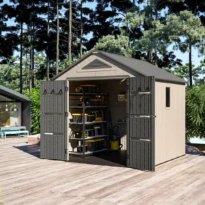 מחסן פלסטיק דגם PLATO C יוקרתי Garden Top 2.5*3.12