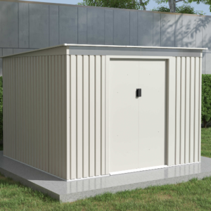 מחסן מתכת 2.61X2.41 דגם Sky D שמנת - Garden Top