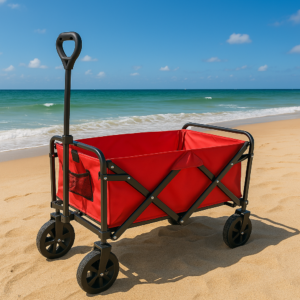 עגלת קמפינג כולל שולחן אלומניום מתקפל דגם TrailMate פלאיה