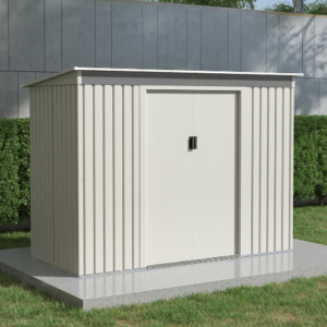 מחסן מתכת 2.61X1.21 דגם Sky B שמנת - Garden Top