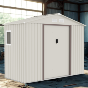 מחסן מתכת 2.77X1.3 דגם T94 שמנת - Garden Top