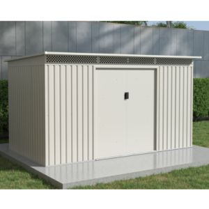 מחסן מתכת 3.43X2.06 דגם Bella E שמנת - Garden Top